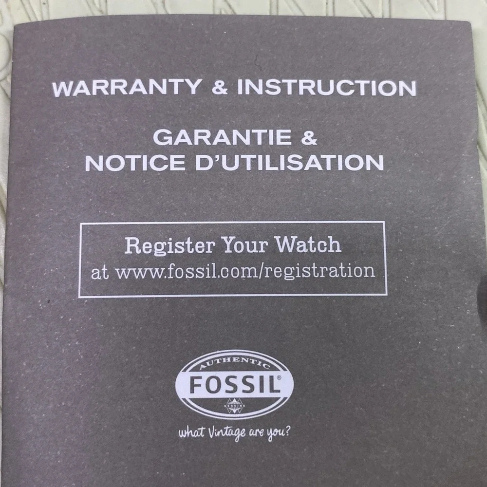 Fossil Womens ES2525 Watch Yellow Silicone Strap Glitz Bezel Face Dazzle EUC